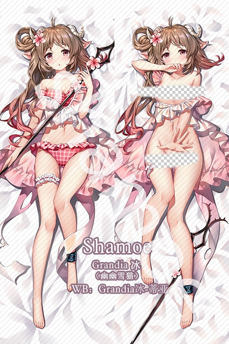 Arknights Eyjafjalla Anime Dakimakura Naked Pillow Cover image 0