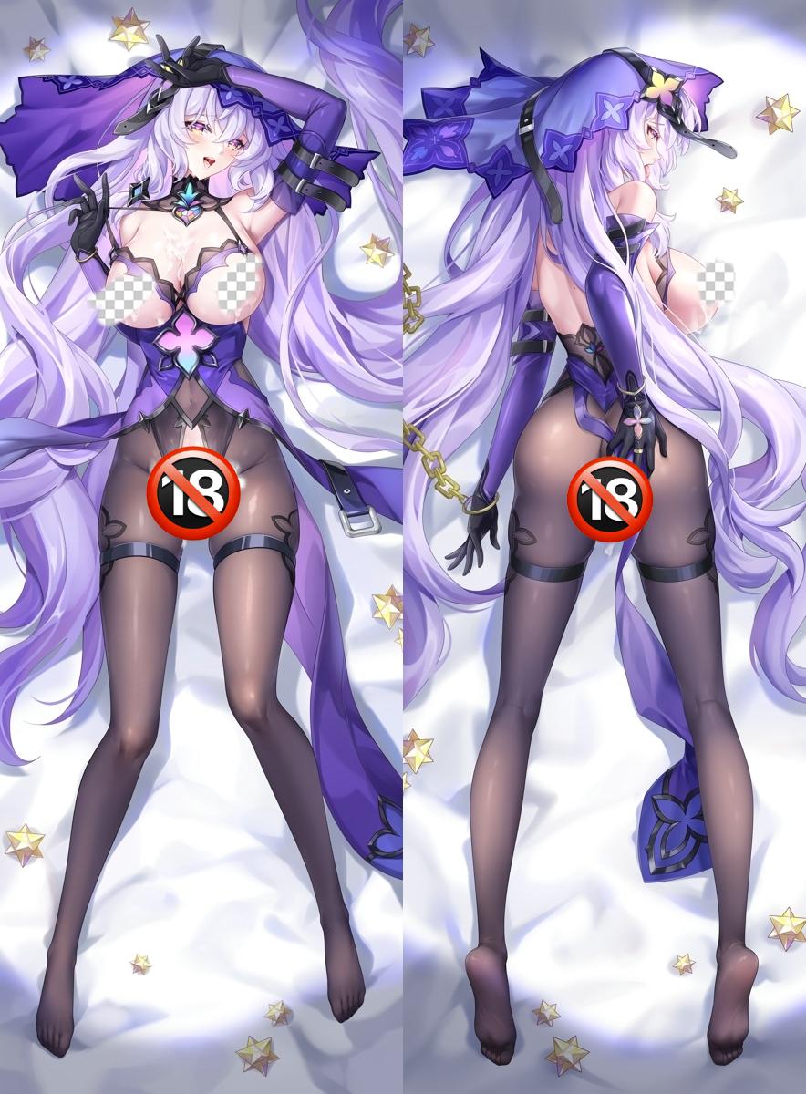 Honkai: Star Rail Black Swan Anime Dakimakura Sexy Pillow Cover image 0