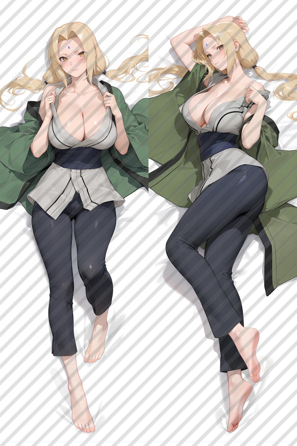 Naruto Hinata Tsunade Anime Dakimakura Girl Body Pillow Cover image 0