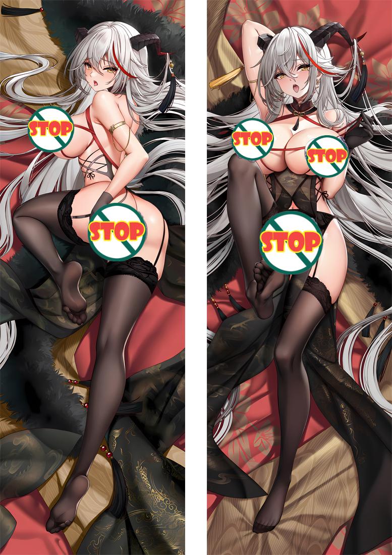 Azur Lane KMS Agir Anime Dakimakura Sexy Body Pillow Cover image 0
