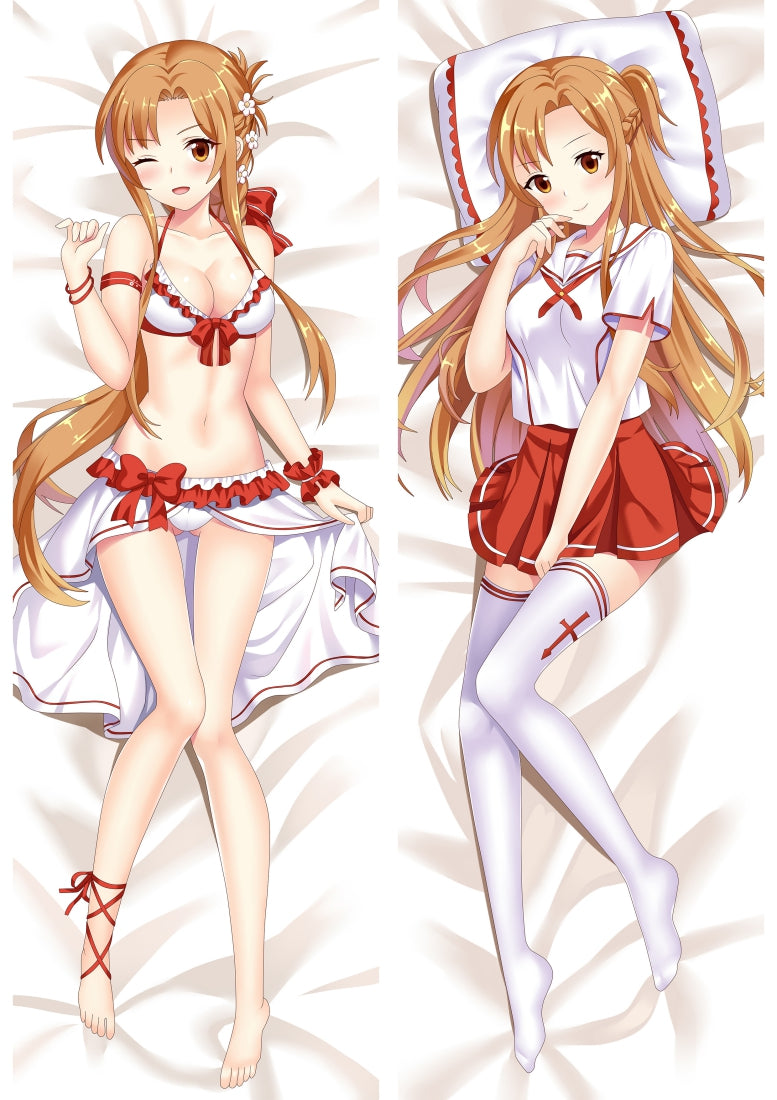 Sword Art Online Asuna Anime Dakimakura Pillow Cover image 0