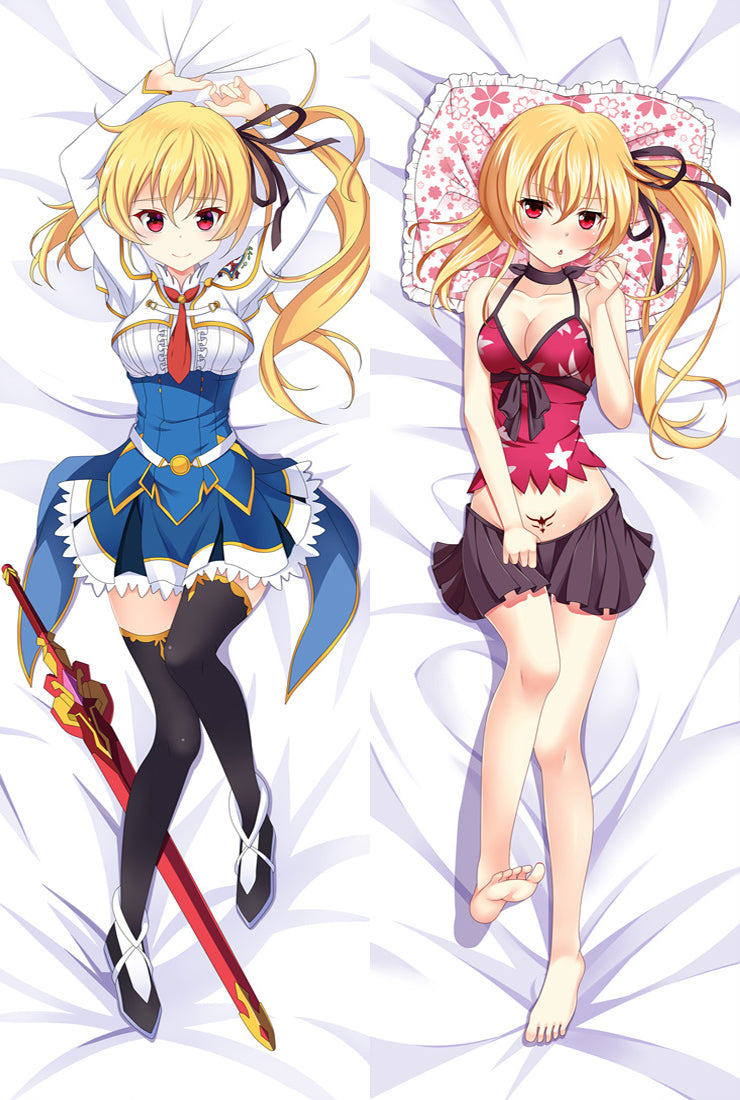 Undefeated Bahamut Chronicle Lisesharte Atismata Anime Dakimakura Pillow Cover image 0