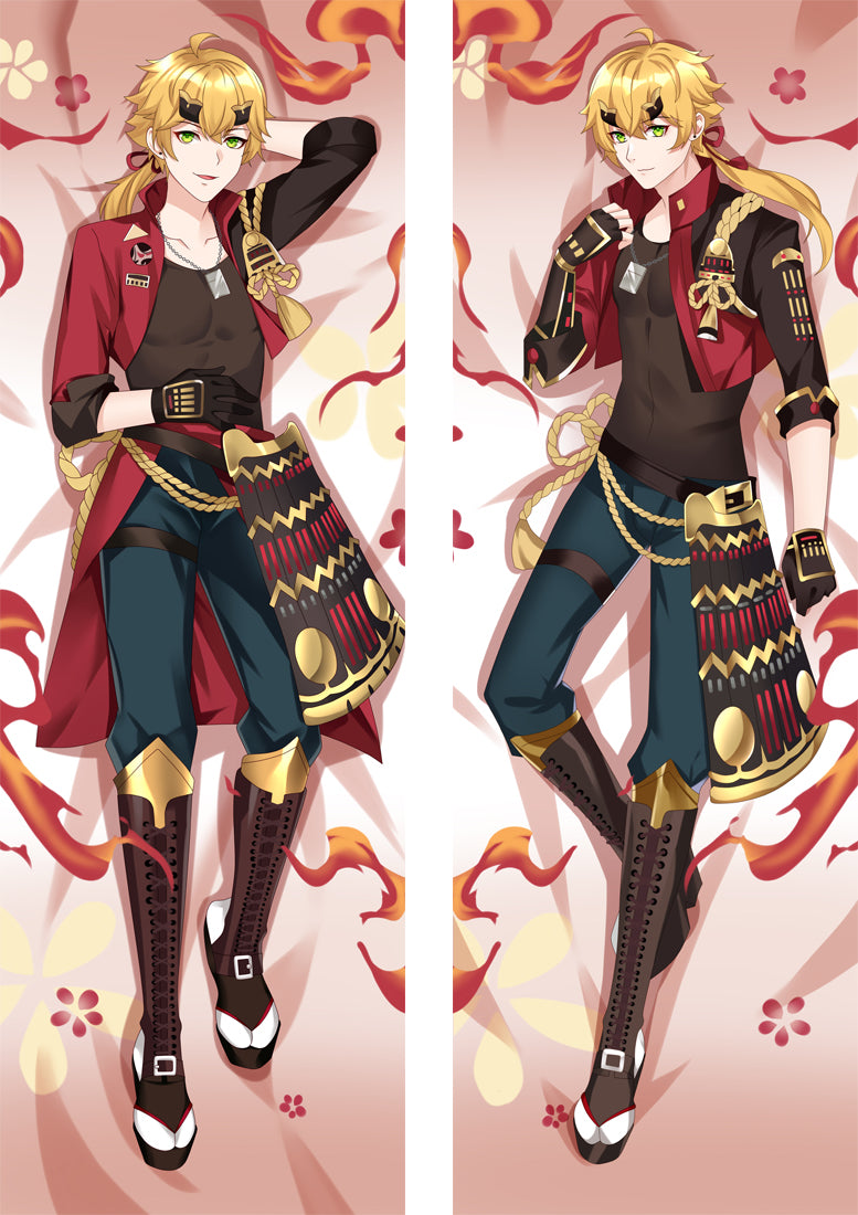 Genshin Impact THOMA Anime Dakimakura Body Pillow Cover image 0