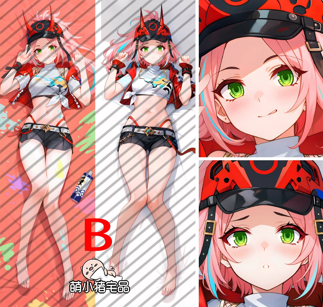 Honkai: Star Rail AK-A-3 Rappa Anime Dakimakura Pillow Cover image 0