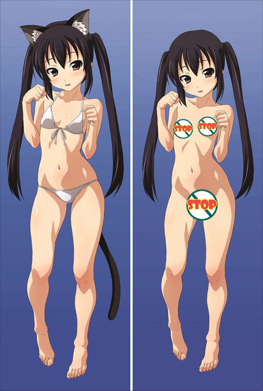 K-ON! Azusa Nakano Anime Dakimakura Body Pillow Case image 0