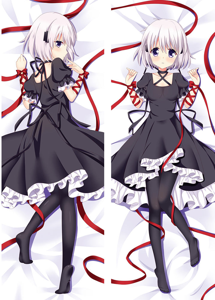 Anime Rewrite Dakimakura Hugging Body Kagari Pillow Case cover image 0