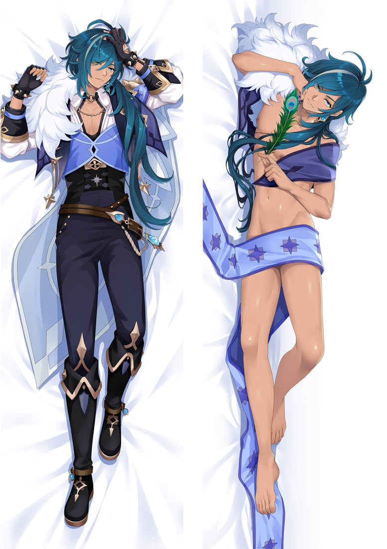 Genshin Impact Kaeya Anime Dakimakura Body Pillow Cover image 0