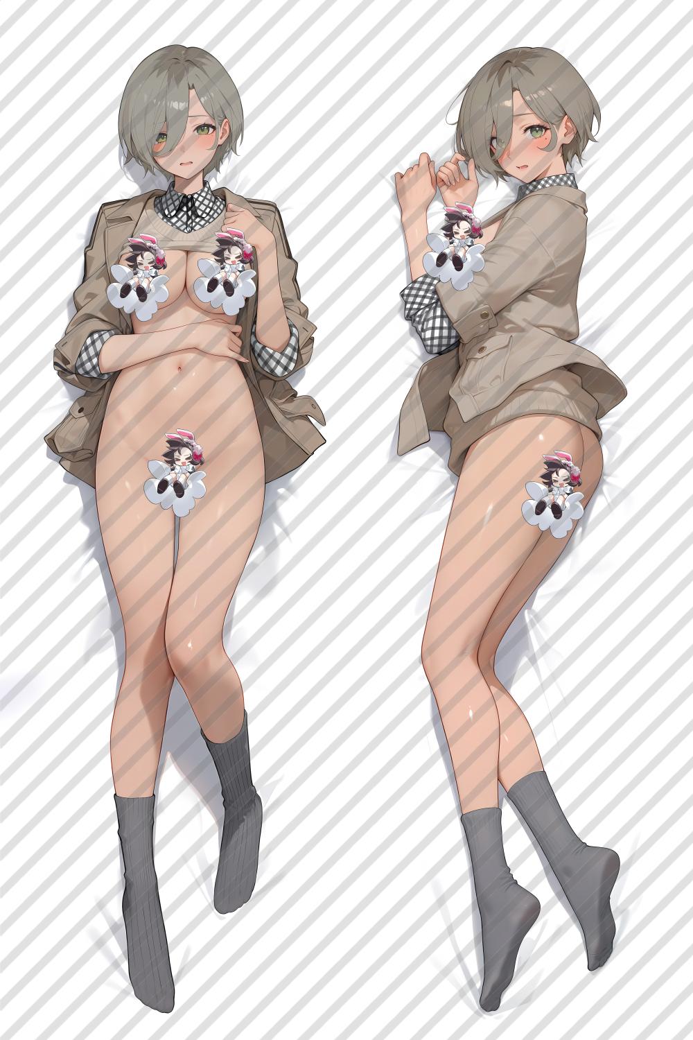 Girls Band Cry Rupa with Double Sides Zipper to make love Anime Dakimakura Pillow Case image 0