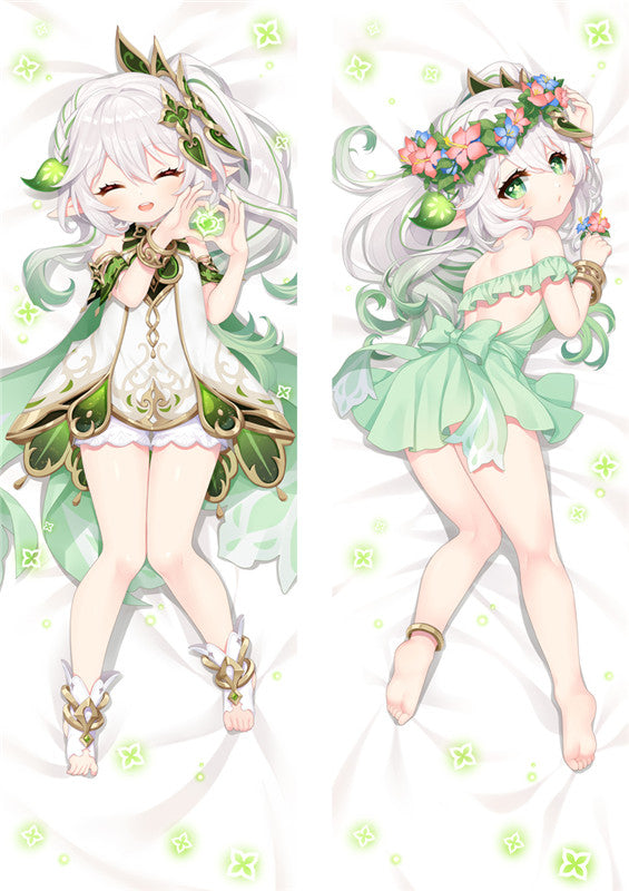 Genshin Impact Nahida Anime Dakimakura Body Pillow Case image 0
