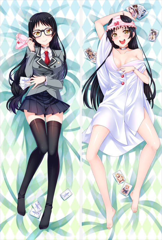 A Boring World Where the Concept of Dirty Jokes Doesn't Exist Ayame Kajou Anime Dakimakura Japanese Pillow Cover image 0