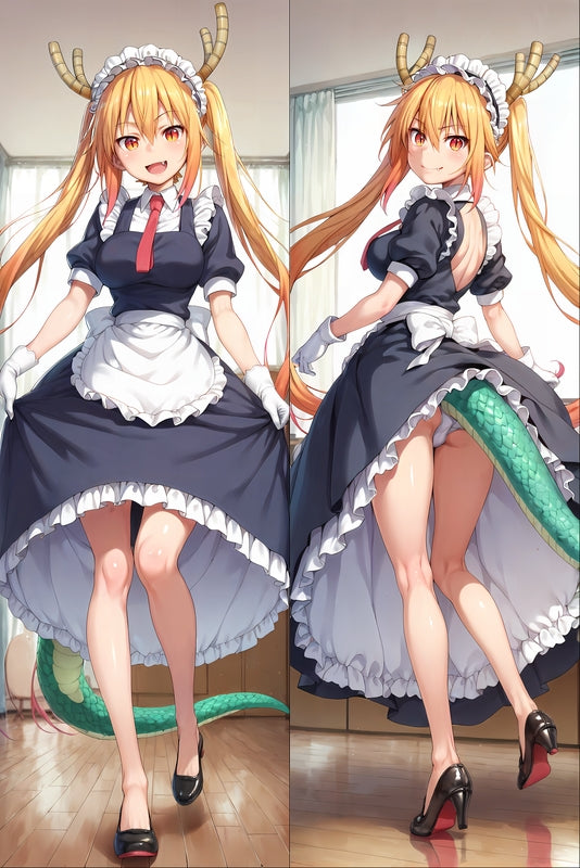 Miss Kobayashi's Dragon Maid Tohru Anime Dakimakura Body Pillow Cover image 0