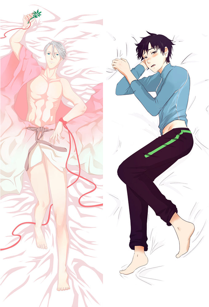 Anime Yuri on Ice Victor Dakimakura Hugging Body Pillow Case cover image 0