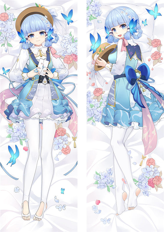 Kamisato Ayaka Genshin Impact Loli Dakimakura Body Pillow Cover image 0