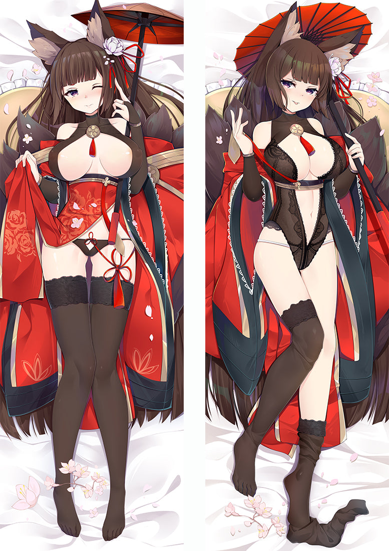 Azur Lane Amagi Anime Dakimakura Pillow Cover image 0