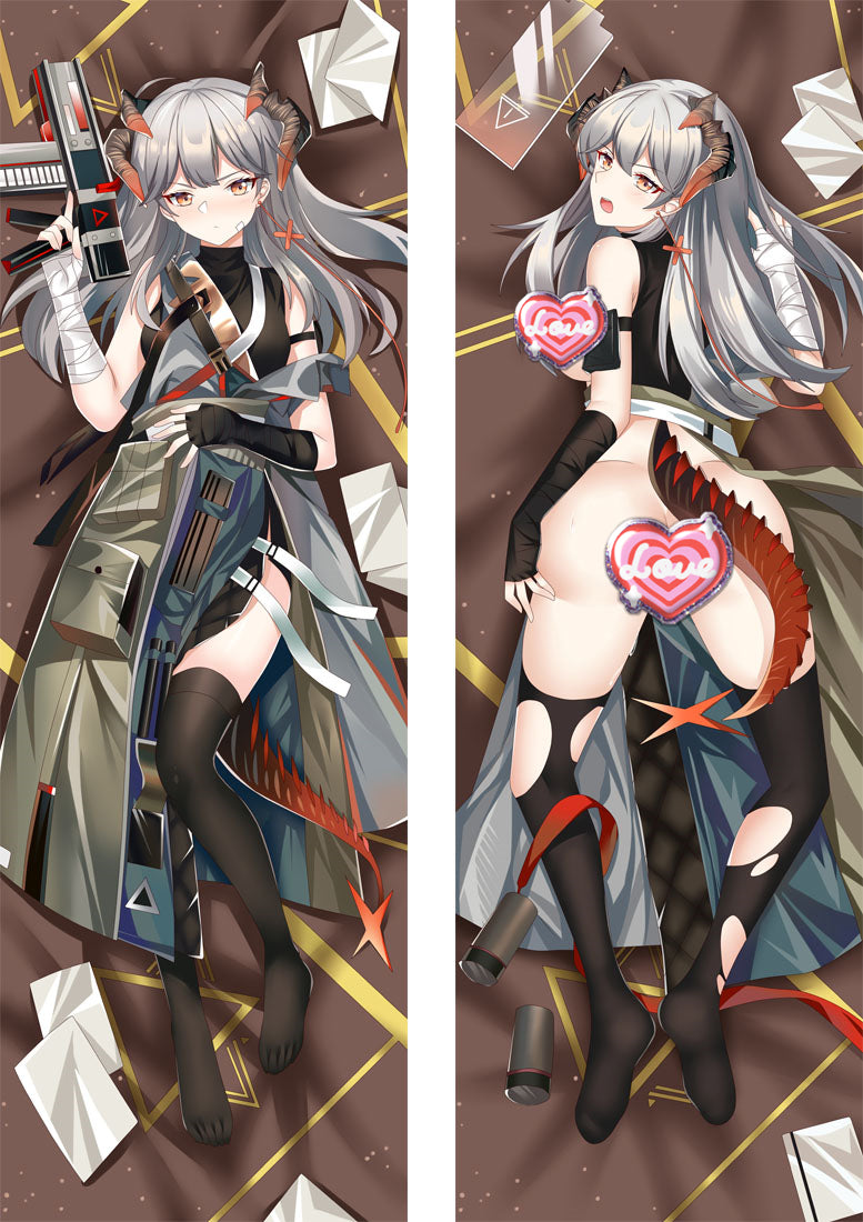 Arknights Saria Dakimakura Body Pillow Cover image 0