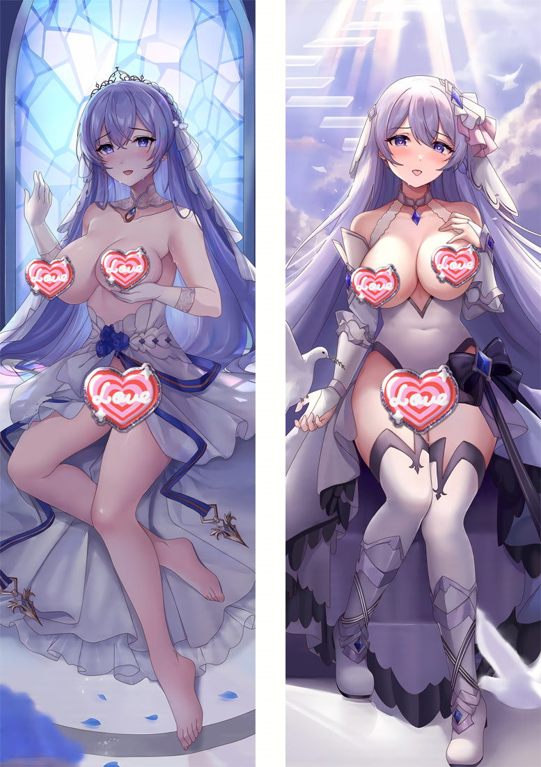 Azur Lane USS NEW JERSEY with Double Sides Zipper to make love Anime Dakimakura Pillow Case image 0