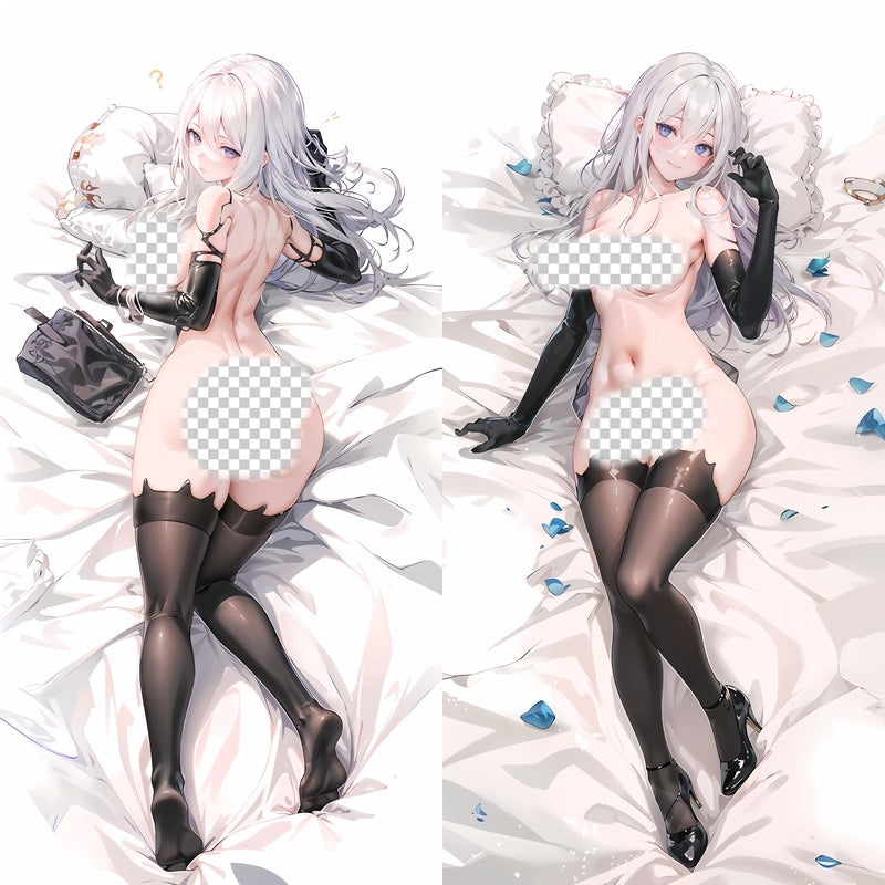 NieR: Automata YoRHa Type A No.2 2A Anime Dakimakura Body Pillow Cover image 0
