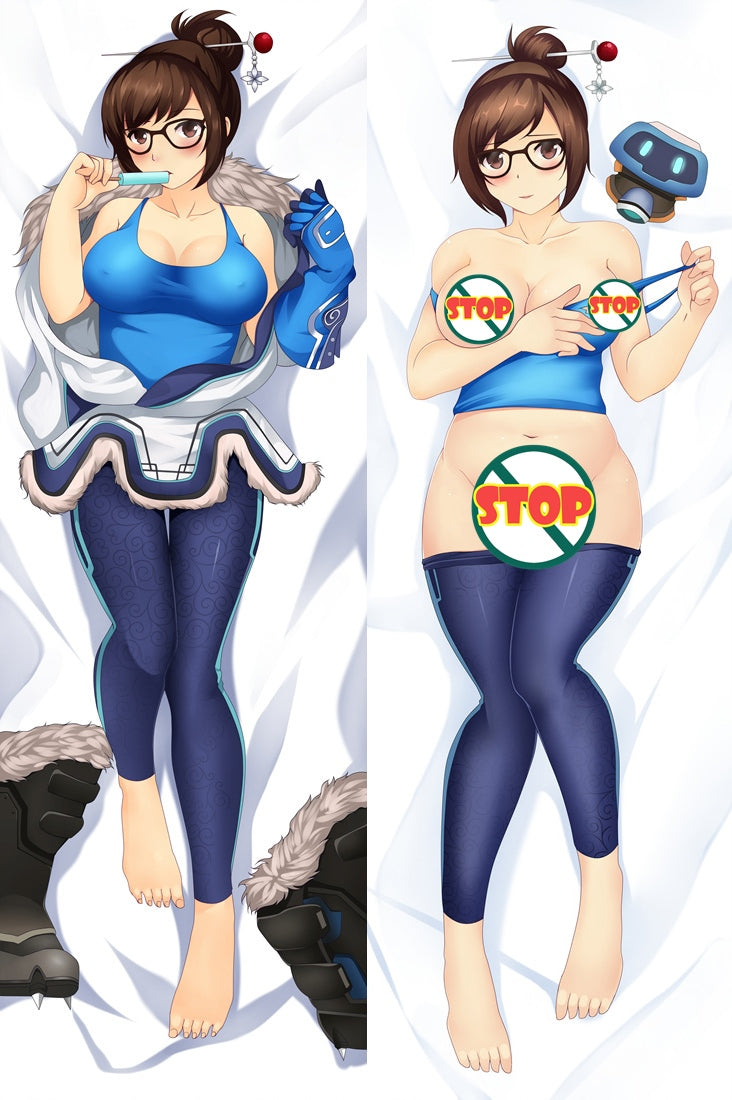 Overwatch Ow Mei Anime Dakimakura Pillow Cover image 0