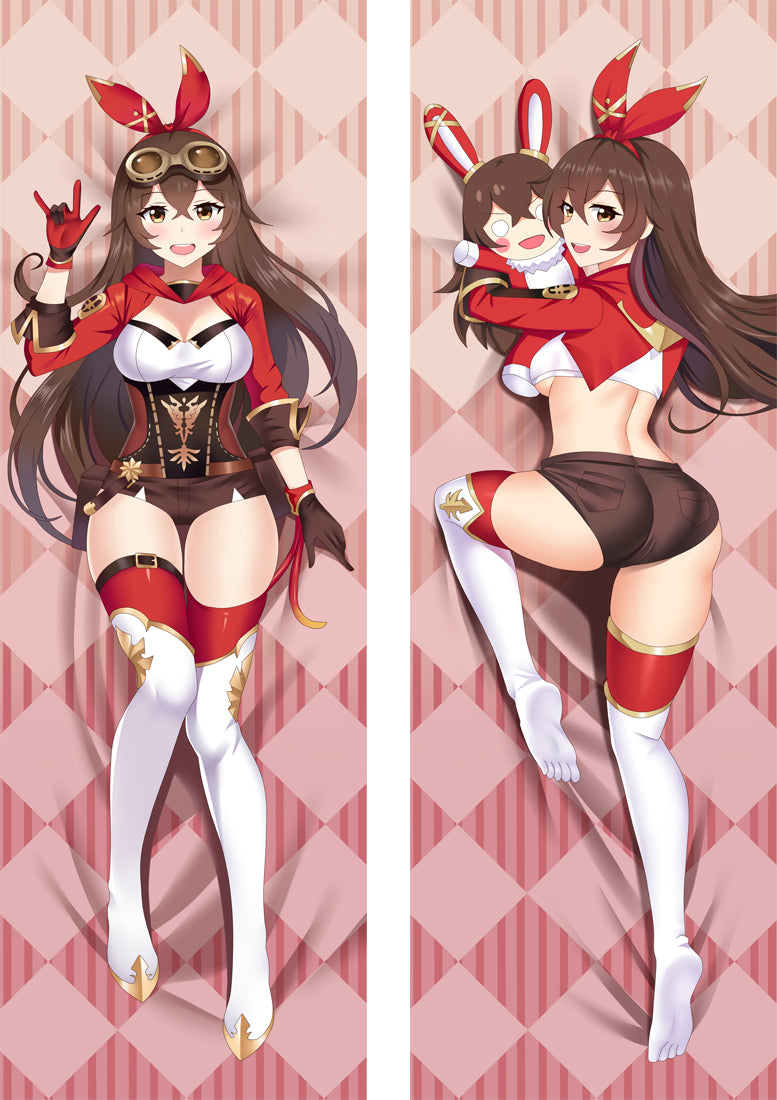Genshin Impact Amber Anime Dakimakura Body Pillow Cover image 0