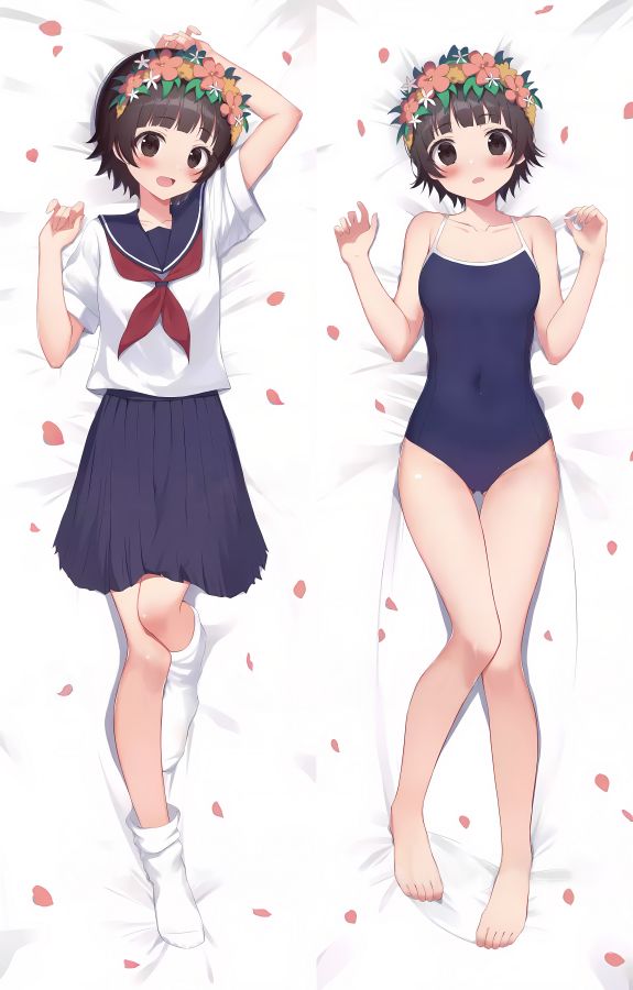 A Certain Scientific Railgun Kazari Uiharu Anime Dakimakura Body Pillow Cover image 0