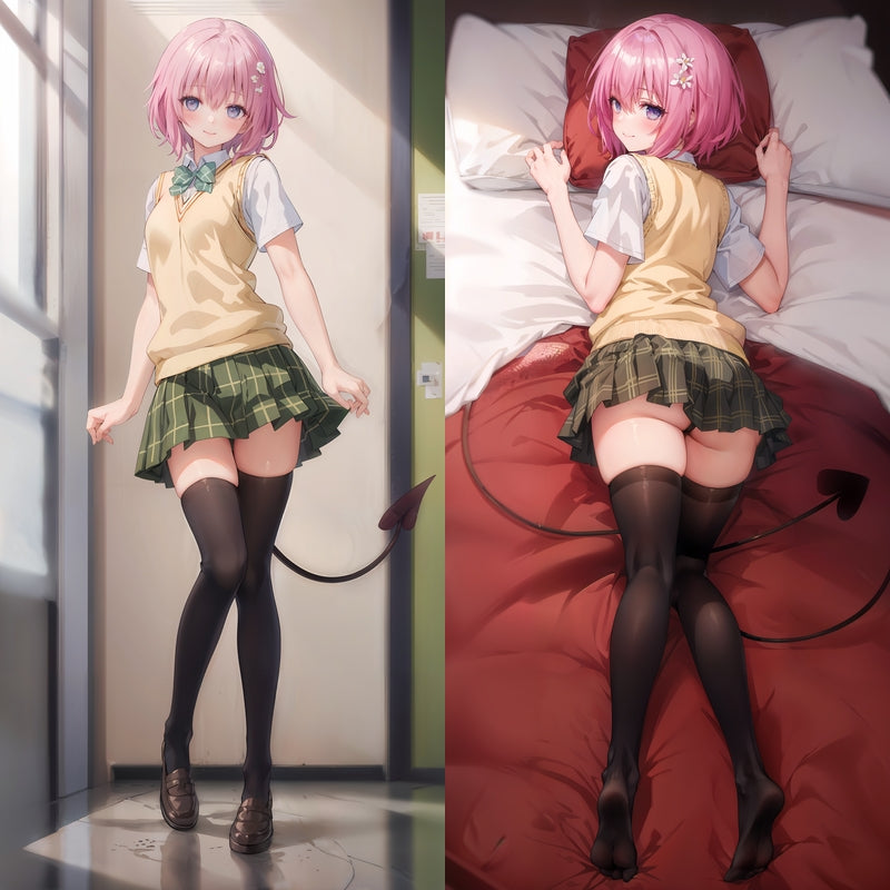 To Love-Ru Momo Belia Deviluke Anime Dakimakura Body Pillow Cover image 0