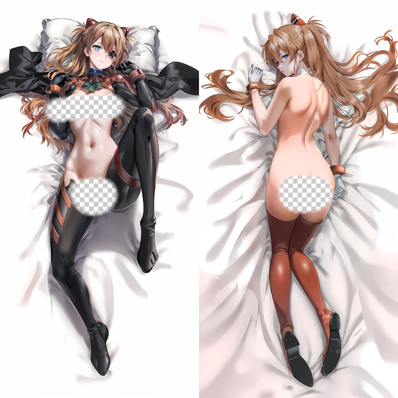 Neon Genesis Evangelion Soryu Asuka Langley Anime Dakimakura Body Pillow Cover image 0