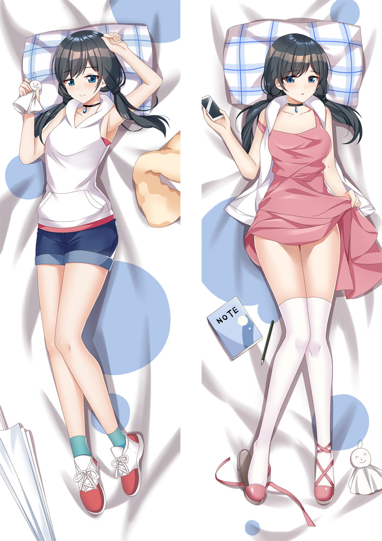 Weathering with You Hina Amano Anime Dakimakura Body Pillow Cover image 0