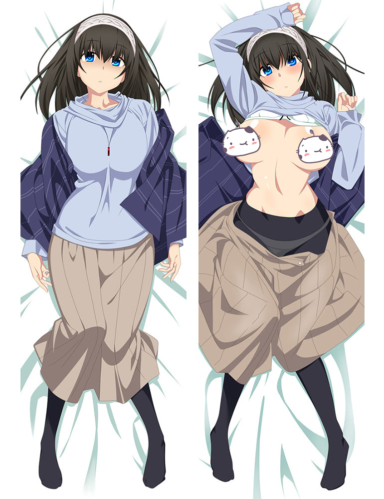 The Idolmaster Fumi Sagisawa Anime Dakimakura Pillow Cover image 0