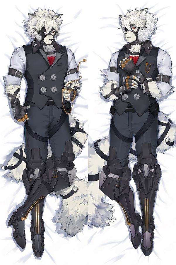 Zenless Zone Zero Von Lycaon Anime Dakimakura Boy Body Pillow Cover image 0