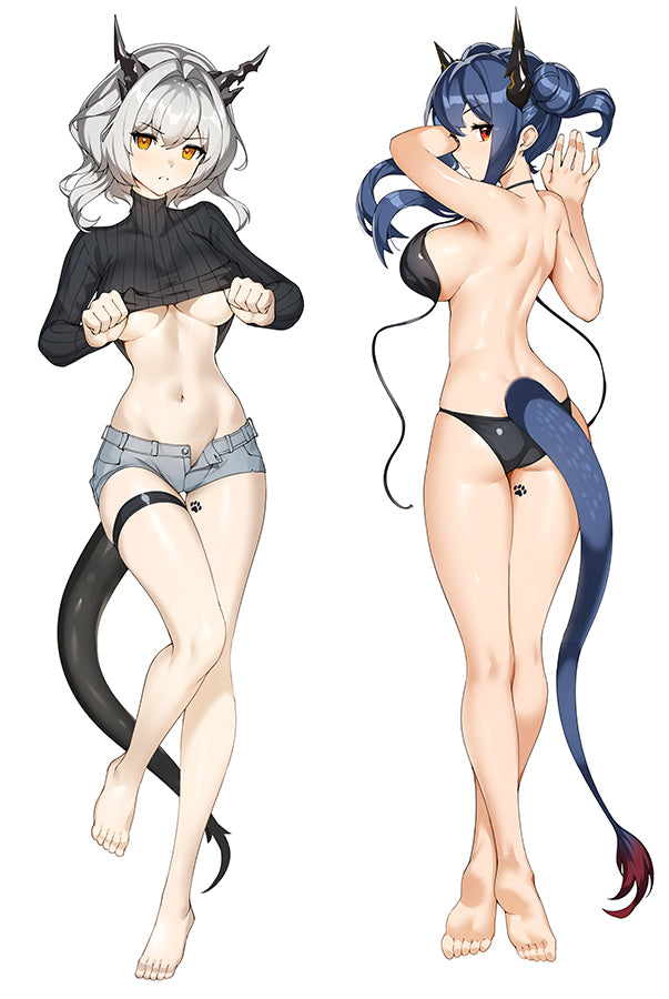 Arknights Talulah Artorius Anime Dakimakura Body Pillow Cover image 0