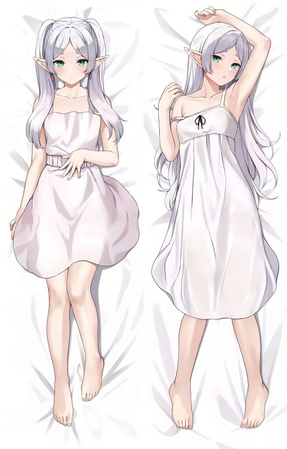Frieren: Beyond Journey's End Frieren Anime Dakimakura Girl Body Pillow Cover image 0
