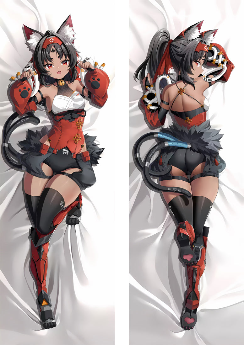 Zenless Zone Zero Nekomiya Mana Anime Dakimakura Body Pillow Cover image 0
