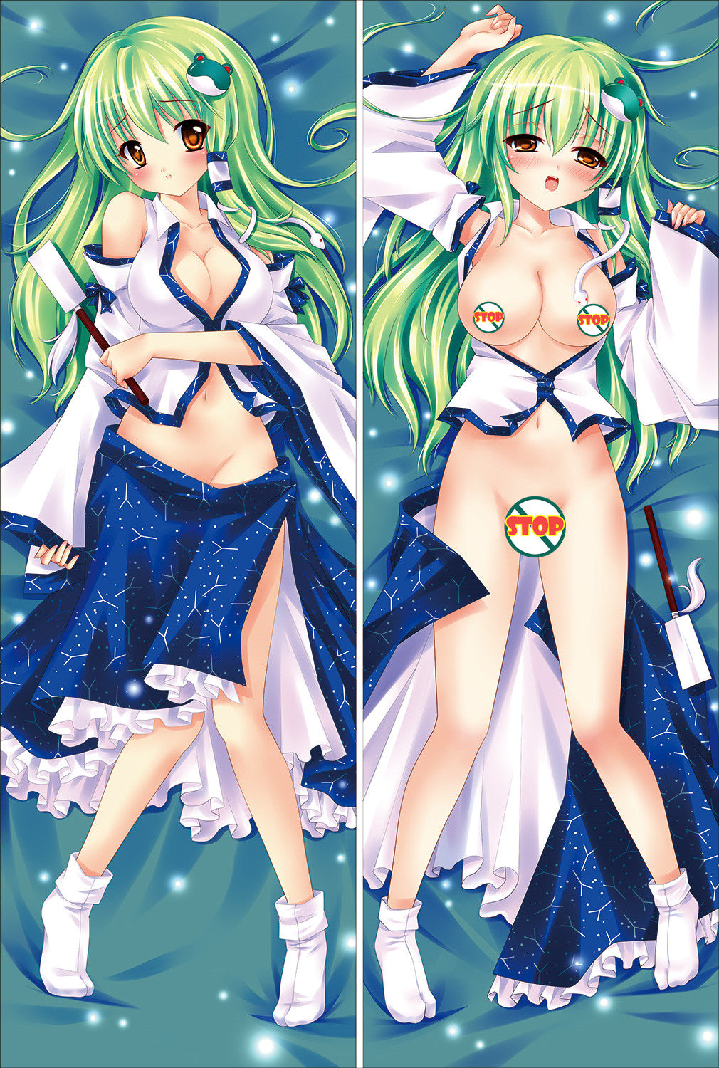 TouHou Project Kochiya Sanae Anime Dakimakura Pillow Cover image 0