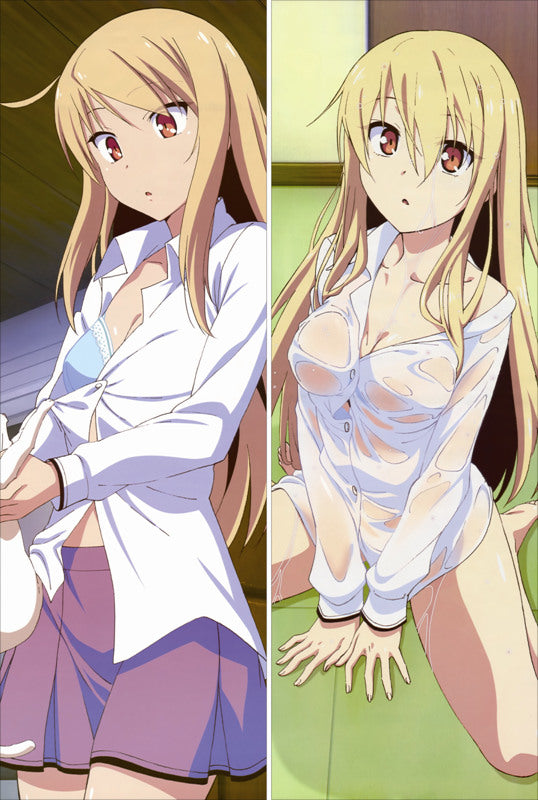 The Pet Girl of Sakurasou Shiina Mashiro Anime Dakimakura Pillow Cover image 0