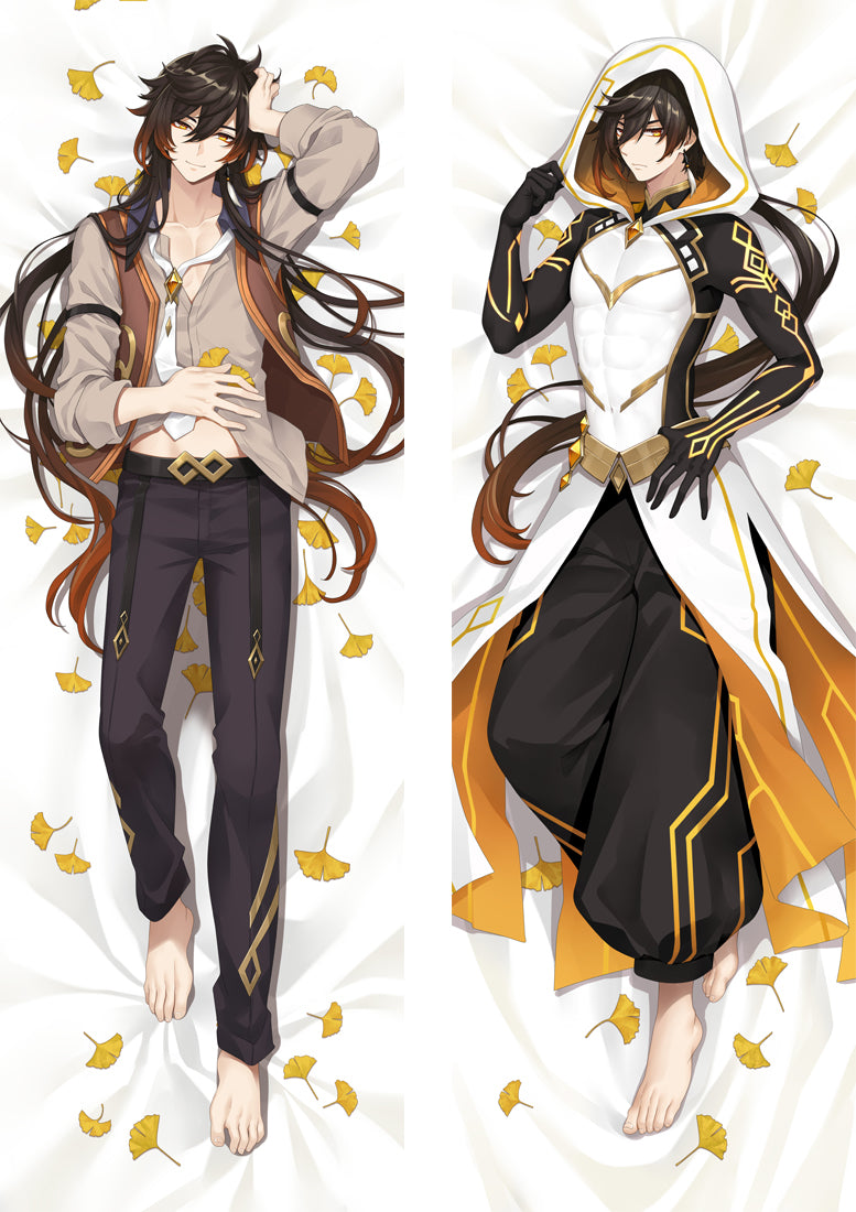 New Zhongli Body Pillow Cover - Genshin Impact image 0