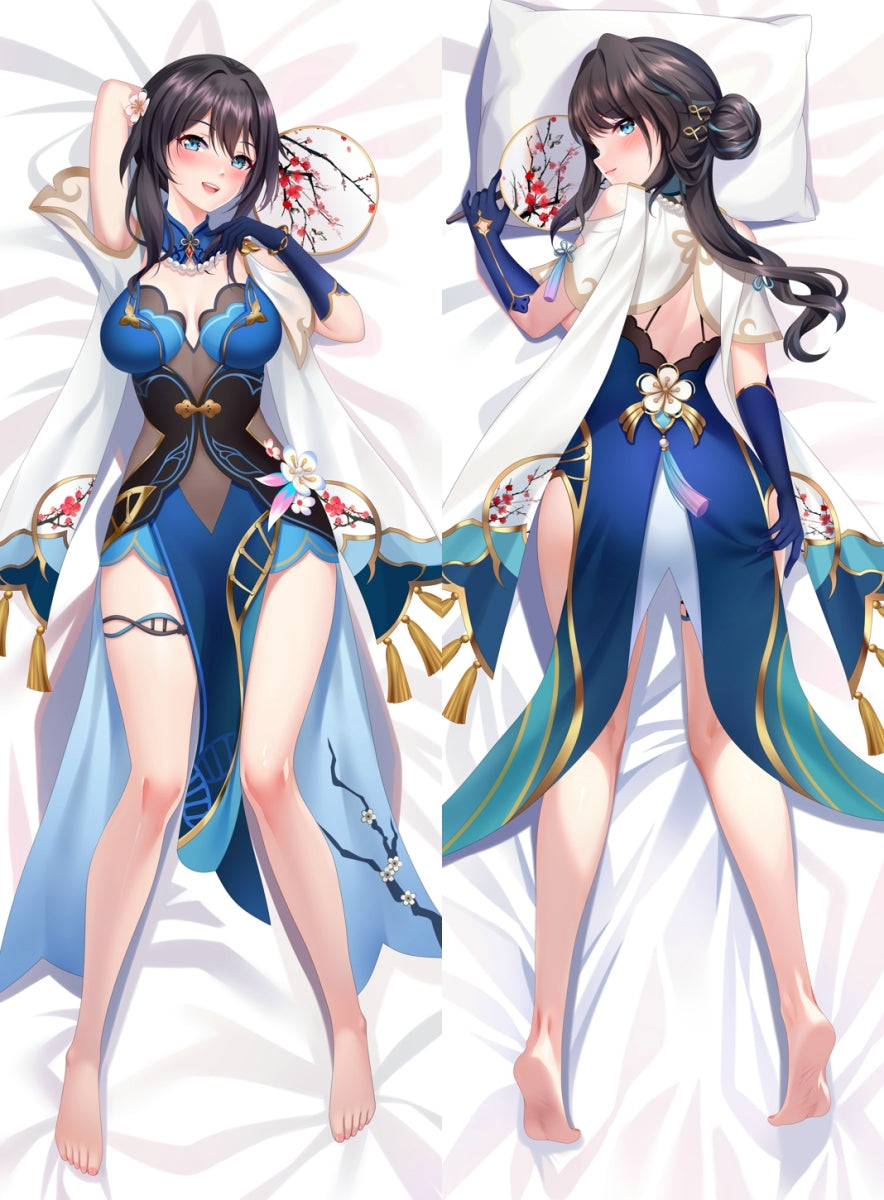 Honkai: Star Rail Ruan Mei Apart Legs With a Hole Sex Body Pillow Case image 0
