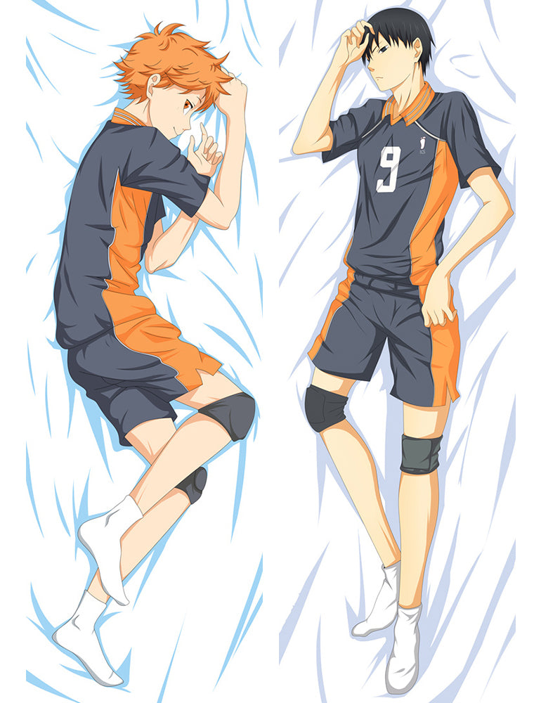 Haikyu!! Karasuno High School MB ShÅyÅ Hinata Tobio Kageyama Anime Dakimakura Pillow Cover image 0