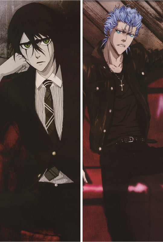 Bleach Grimmjow Jaegerjaques + Ulquiorra Schiffer Anime Dakimakura Body Pillow Cover image 0