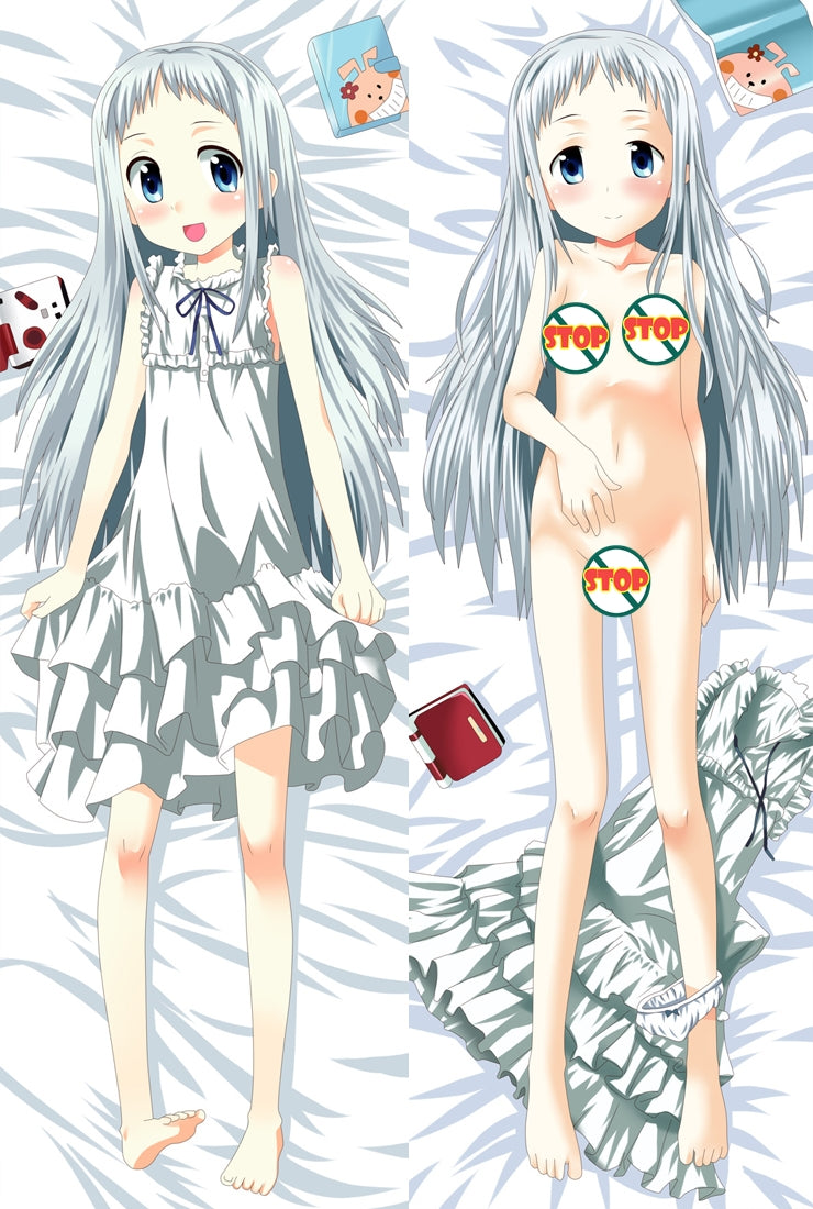 Anohana: The Flower We Saw That Day Honma Meiko/Menma Anime Dakimakura Pillow Case Cover image 0