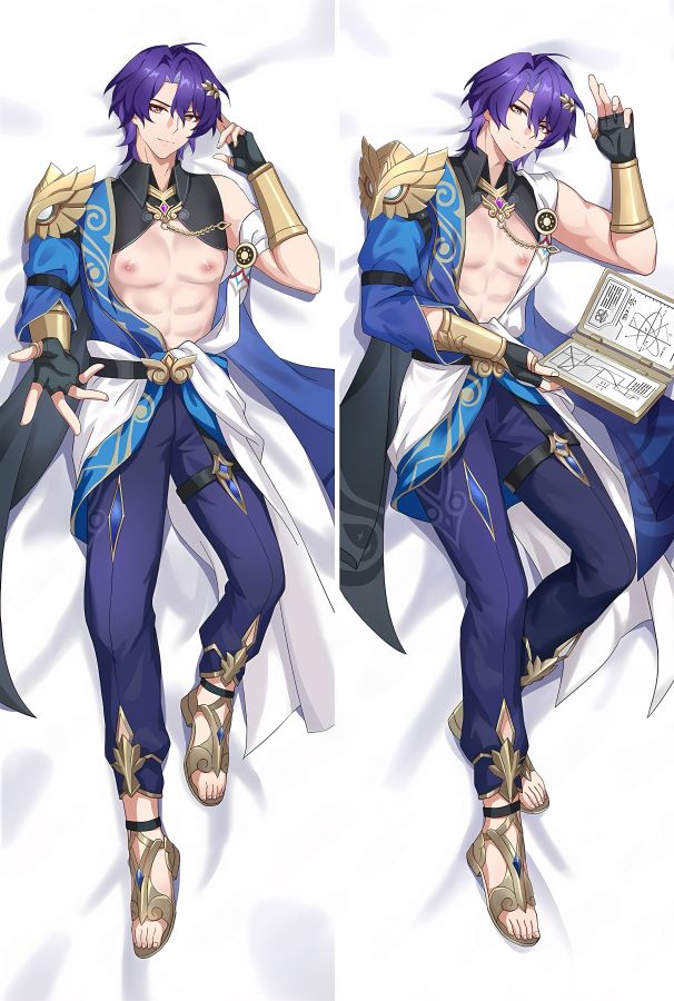 Honkai: Star Rail Dr. Ratio Anime Dakimakura Sexy Body Pillow Cover image 0