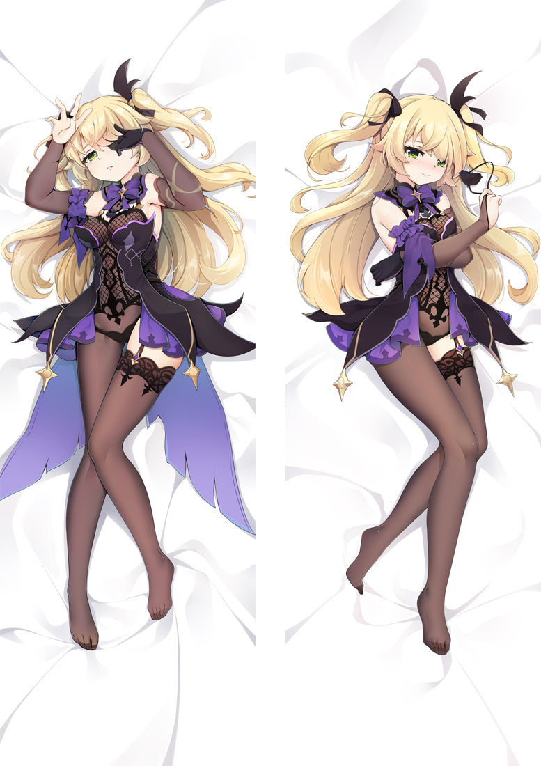 Genshin Impact Fischl Anime Dakimakura Body Pillow Cover image 0