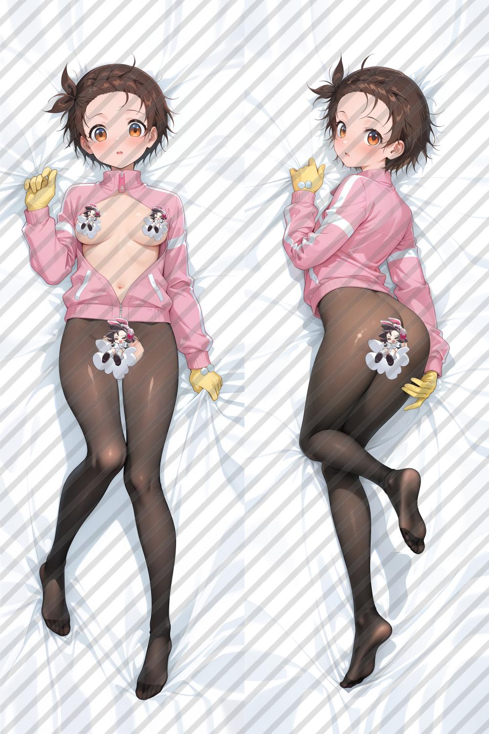 Medalist Yuitsuka Inori with Double Sides Zipper to make love Anime Dakimakura Pillow Case image 0