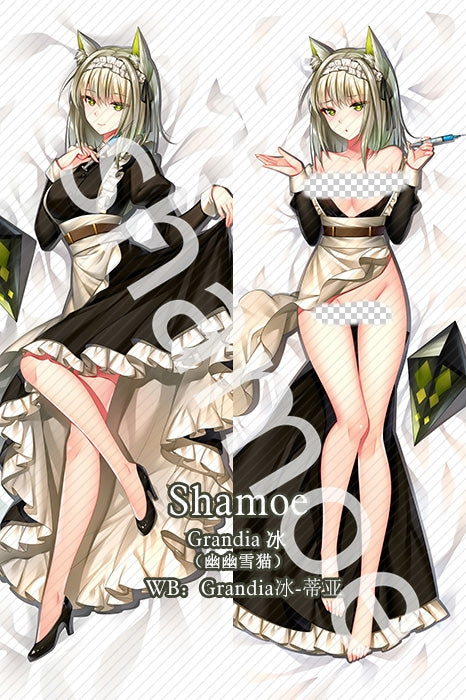 Arknights Kal'tsit Anime Dakimakura Sexy Pillow Cover image 0