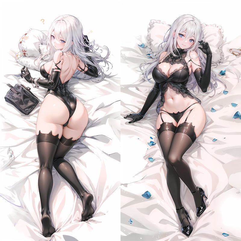 NieR: Automata YoRHa Type A No.2 2A Anime Dakimakura Body Pillow Cover image 0