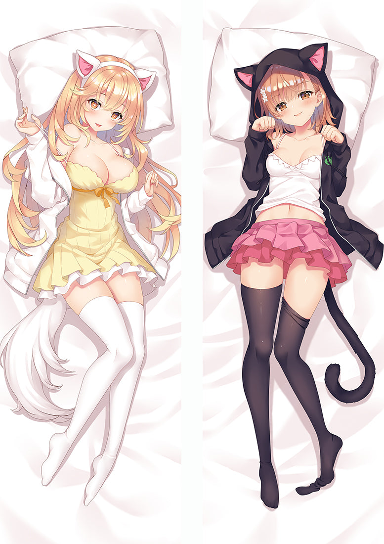 A Certain Scientific Railgun Mikoto Misaka&Shokuhou Misaki Anime Dakimakura Pillow Cover image 0