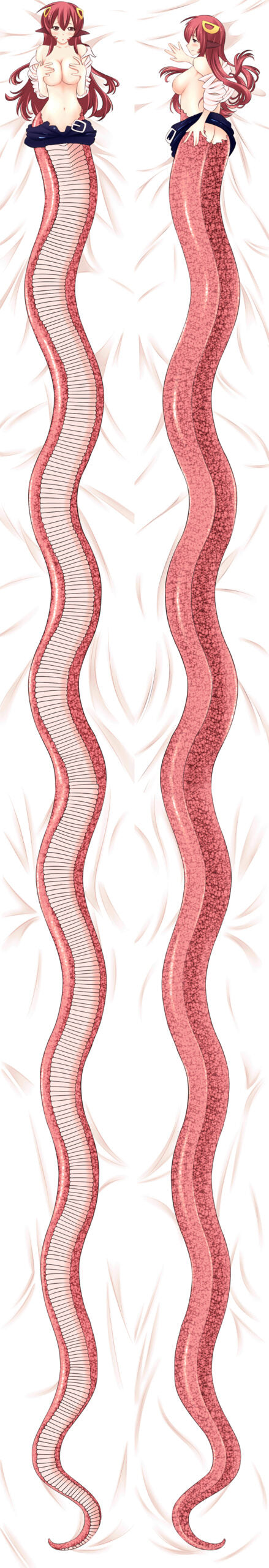 Monster Musume No Iru Nichijou Miia 7 Meter 50 x 700cm Anime Dakimakura Pillow Cover image 0