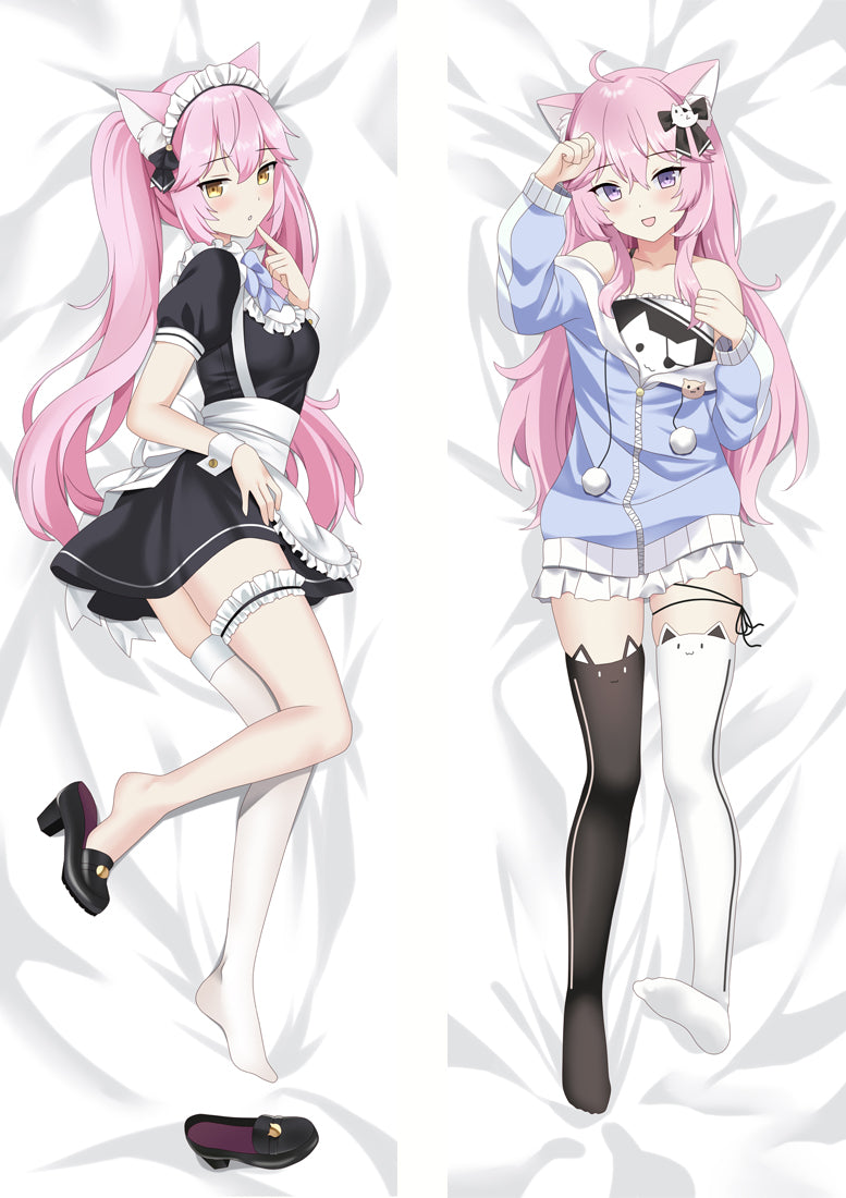 Virtual Youtuber Nyanners Anime Dakimakura Body Pillow Cover image 0