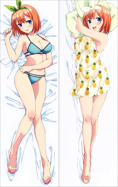 The Quintessential Quintuplets Nakano Yotsuba Anime Dakimakura Pillow Cover image 0