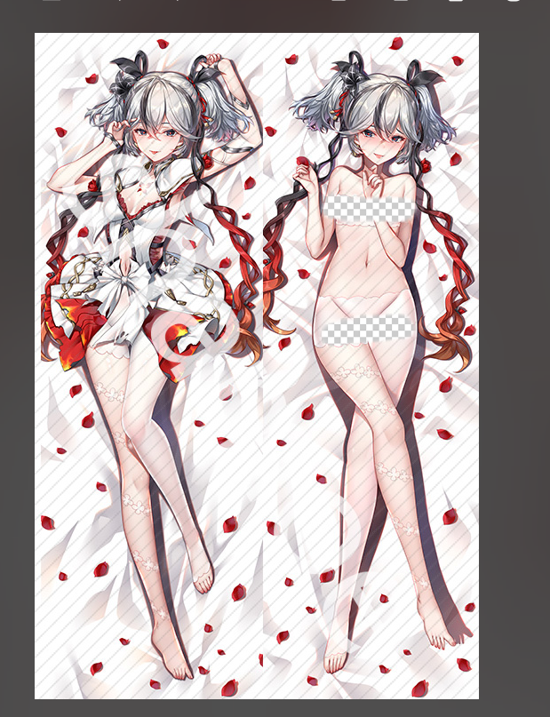 Wuthering Waves Camellya Anime Dakimakura Sexy Pillow Cover image 0
