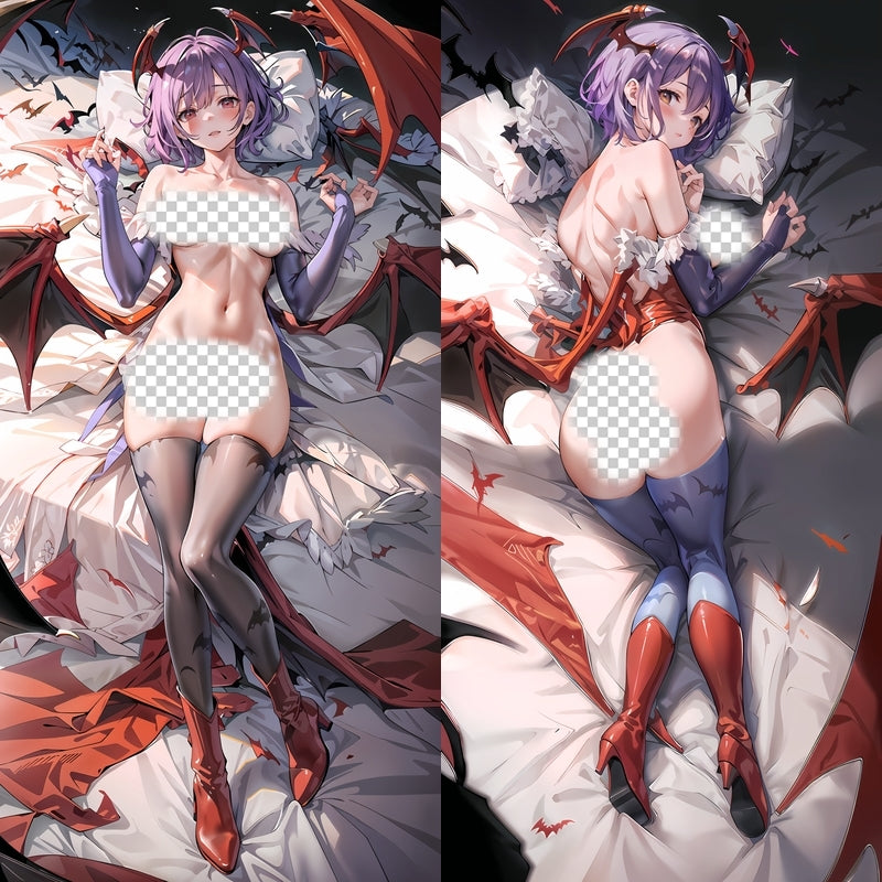 Vampire Lilith Anime Dakimakura Body Pillow Cover image 0